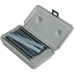 TESA Brown & Sharpe - 20 Piece, 6 Inch Long x 1/32 Inch Thick, Thin Parallel Set - 1-5/8 Inch High, 50 RC Hardness - Exact Tool & Supply