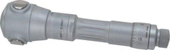 TESA Brown & Sharpe - 1.6 to 2", 3" Gage Depth, Mechanical Inside Hole Micrometer - 0.0002" Graduation, Ratchet Stop Thimble - Exact Tool & Supply