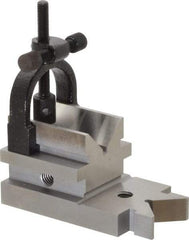 TESA Brown & Sharpe - 1-5/16" Max Capacity, 90° Angle, Steel V-Block - 3-19/32" Long x 1-7/8" Wide x 1-7/8" High, Sold as Individual - Exact Tool & Supply