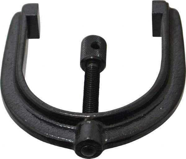 TESA Brown & Sharpe - 2-1/2 Inch Max Capacity of V, 3 Inch Long x 2-1/2 Inch Wide x 2-1/2 Inch High, V-Block Clamp - 90° V Angle, Mild Steel Clamp, Use with Model 749-1 V-Block - Exact Tool & Supply