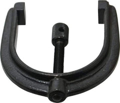 TESA Brown & Sharpe - 2-1/2 Inch Max Capacity of V, 3 Inch Long x 2-1/2 Inch Wide x 2-1/2 Inch High, V-Block Clamp - 90° V Angle, Mild Steel Clamp, Use with Model 749-1 V-Block - Exact Tool & Supply