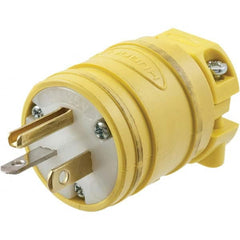 Hubbell Wiring Device-Kellems - Straight Blade Plugs & Connectors Connector Type: Plug Grade: Industrial - Exact Tool & Supply