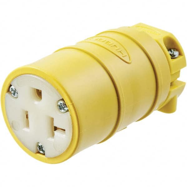 Hubbell Wiring Device-Kellems - Straight Blade Plugs & Connectors Connector Type: Connector Grade: Industrial - Exact Tool & Supply