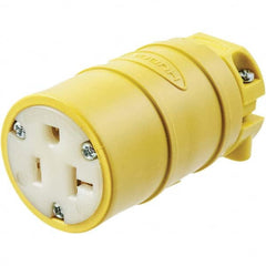 Hubbell Wiring Device-Kellems - Straight Blade Plugs & Connectors Connector Type: Connector Grade: Industrial - Exact Tool & Supply
