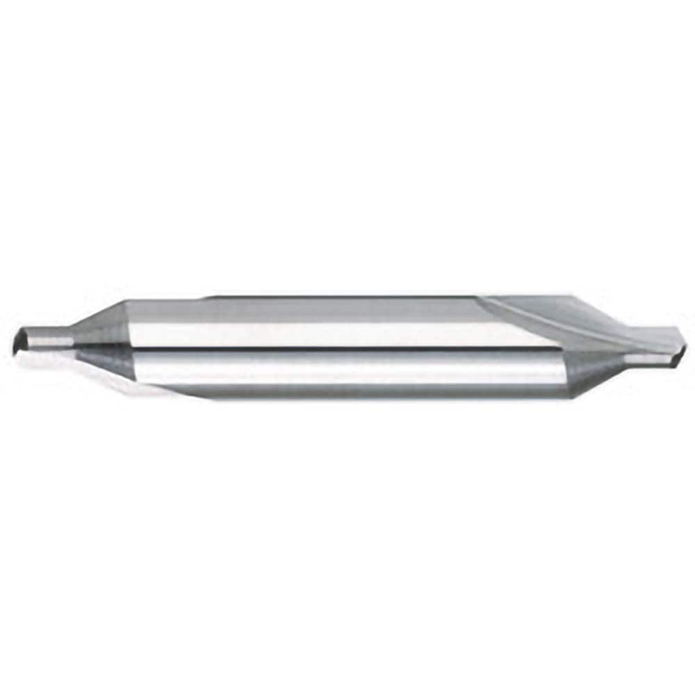 Titan USA - Combination Drill & Countersinks; Material: Solid Carbide ; Included Angle: 60 ; Trade Size: #00 ; Body Diameter (Inch): 1/8 ; Body Diameter (Decimal Inch): 1/8 ; Overall Length (Inch): 1-1/2 - Exact Tool & Supply
