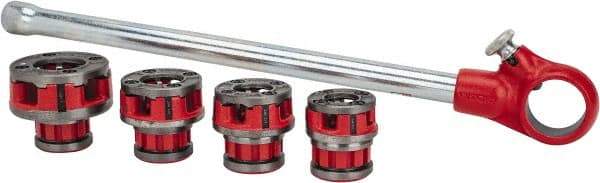 Ridgid - 4 Die Head, 3/8" to 1" Pipe Capacity, Pipe Threader Set - Compatible with Ridgid OO-R - Exact Tool & Supply