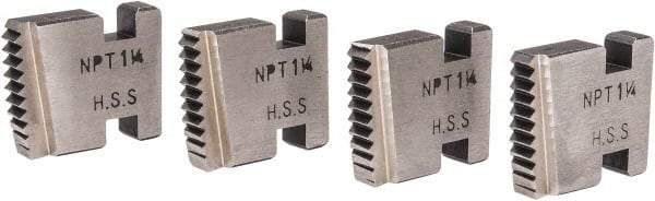 Florida Pneumatic - 1-1/4 - 11-1/2 NPT, Right Hand, Alloy Steel, Pipe Threader Die - Berkley 41000, Ridgid 12R, 00-R, 111-R, 0-R, 11-R, 30A, 31A Compatibility - Exact Tool & Supply