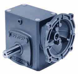 Boston Gear - Speed Reducers; Centerline Distance: 3.250 (Decimal Inch); Ratio: 30:1 ; NEMA Size: 180TC ; Shaft Style: Single Shaft Left ; Base Type: PROJ ; Output RPM at 1750 Input: 58.0 - Exact Tool & Supply