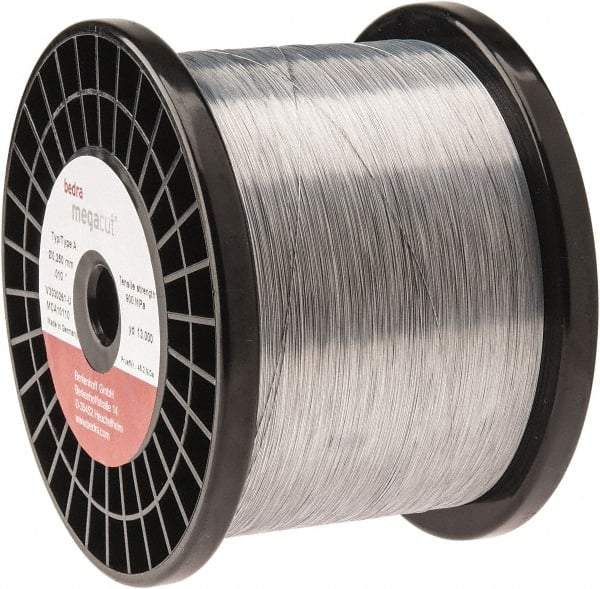 GISCO - CuZn36 Zinc Coated, Hard Grade Electrical Discharge Machining (EDM) Wire - 900 N per sq. mm Tensile Strength, Megacut A Series - Exact Tool & Supply
