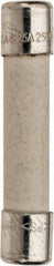 Ferraz Shawmut - 250 VAC, 6.25 Amp, Time Delay Miniature Ceramic Fuse - Clip Mount, 1-1/4" OAL, 1/4" Diam - Exact Tool & Supply