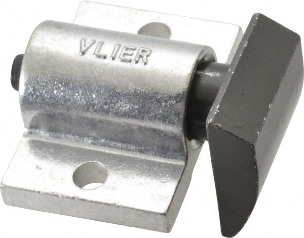 Vlier - 2" Body Width x 1-3/8" Body Len, 1/4" Stroke Len, 1-1/2" Btw Mt Hole Ctrs, 1.312" Btw Mt Hole & Edge, Tangless Square Spring Locating Stop - Exact Tool & Supply