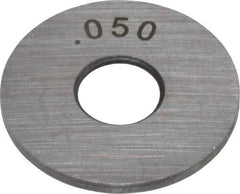 Value Collection - 0.05" Round Steel Spacer Block - Accuracy Grade B - Exact Tool & Supply