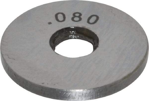 Value Collection - 0.08" Round Steel Spacer Block - Accuracy Grade B - Exact Tool & Supply