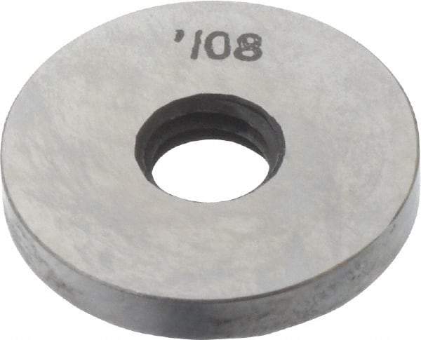 Value Collection - 0.108" Round Steel Spacer Block - Accuracy Grade B - Exact Tool & Supply