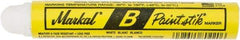 Markal - White Paint Marker - Ball Tip - Exact Tool & Supply