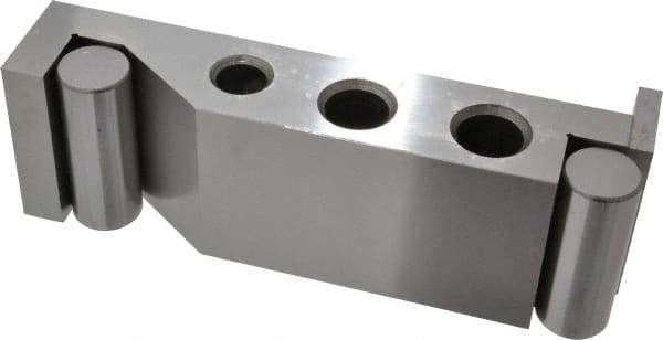 Value Collection - 5 Inch Long x 2 Inch Wide x 0.0002 Inch Center to Center Accuracy, 0.0004 Inch Parallelism, 5 Inch Between Rolls, Sine Bar - Hardened Steel, Includes Fitted Case - Exact Tool & Supply
