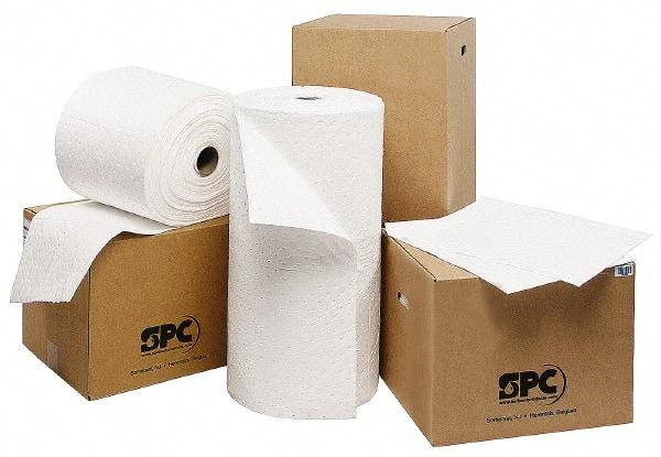 Brady SPC Sorbents - 41 Gal Capacity per Package, Oil Only Pad - 30" Long x 30" Wide, Polypropylene - Exact Tool & Supply