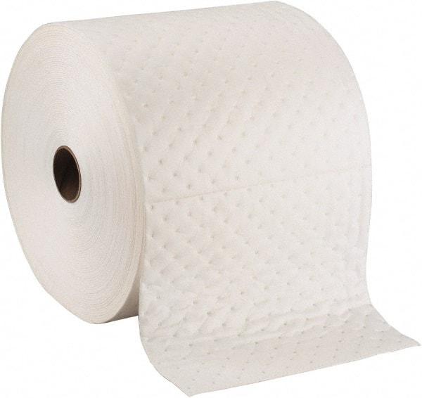 Brady SPC Sorbents - 19 Gal Capacity per Package, Oil Only Roll - 150' Long x 15" Wide, Polypropylene - Exact Tool & Supply