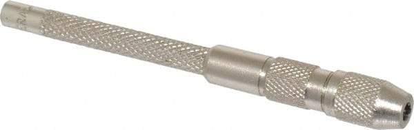 General - 3-3/4" Long, 0.125" Capacity, Pin Vise - 3-3/4" Long, 0.045" Min Capacity - Exact Tool & Supply