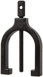 Value Collection - 1-1/4 Inch Max Capacity of V, 2 Inch Long x 1-1/2 Inch Wide x 1-1/2 Inch High, V-Block Clamp - 90° V Angle, Cast Iron Clamp, Use with Series 030 V-Block - Exact Tool & Supply