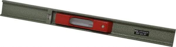 SPI - 12" Long, 0.001" Graduation Sensitivity per 10", 2 Vials, Machinists' Level - 1-3/32" Wide - Exact Tool & Supply