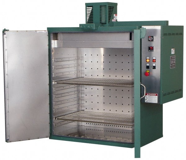 Grieve - 3 Phase, 36 Inch Inside Width x 36 Inch Inside Depth x 36 Inch Inside Height, 400°F Max, Large Work Space Heat Treating Bench Oven - Exact Tool & Supply