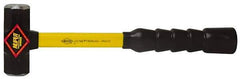 NUPLA - 8 Lb Head, Sledge Hammer - Steel Head, Fiberglass Handle - Exact Tool & Supply