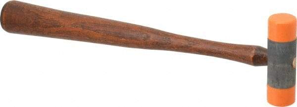 Made in USA - 5/16 Lb Head Plastic Faced Mallet - Wood Handle - Exact Tool & Supply