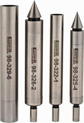 SPI - Double, Single End, Center and Edge Finder Set Mechanical - Includes 2 Double Ends, 2 Single Ends, 4 Pieces - Exact Tool & Supply