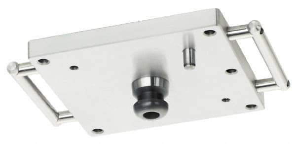 Schunk - Square Steel CNC Clamping Pallet - 199mm Wide x 199mm Long x 20mm Thick - Exact Tool & Supply