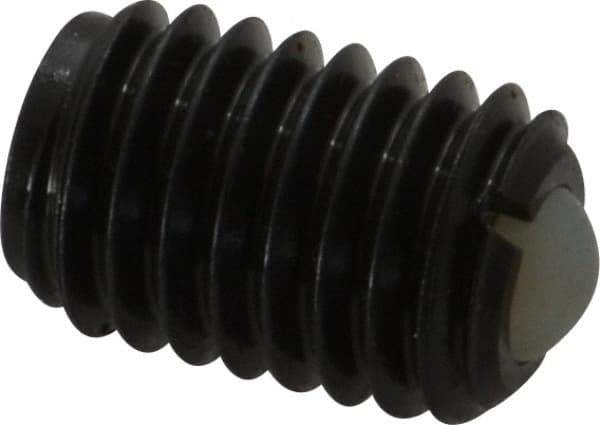 Gibraltar - 1/2-13, 0.281" Ball Diam, 0.75" Body Length, 0.072" Max Ball Reach, Threaded Ball Plunger - Steel Body, Nylon Ball, 6 Lb Initial End Force, 12 Lb Final End Force - Exact Tool & Supply