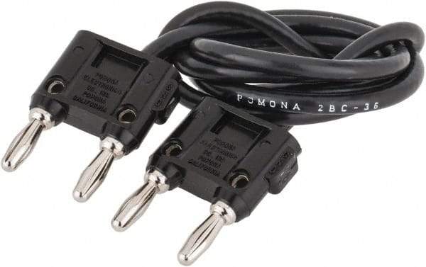 Pomona - Electrical Test Equipment Cable Assembly - Use with Double Banana Plugs - Exact Tool & Supply