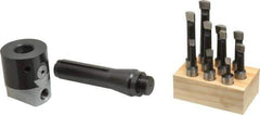 Criterion - 2 Inch Body Diameter, Manual Offset Boring Head - R8 Taper, Taper Shank - Exact Tool & Supply