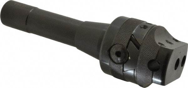 APT - 2" Body Diam, Manual Offset Boring Head - 4" Bore Diam, 3/8" Bar Hole Diam - Exact Tool & Supply