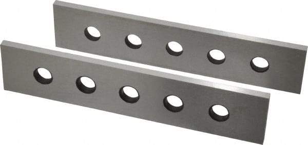 Value Collection - 6" Long x 1-1/4" High x 3/16" Thick, Tool Steel Two Face Parallel - 0.0003" Parallelism, Sold as Individual - Exact Tool & Supply