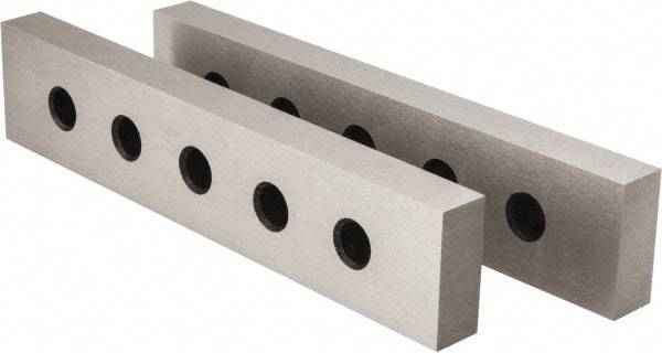 Value Collection - 6" Long x 1-1/4" High x 1/2" Thick, Tool Steel Two Face Parallel - 0.0003" Parallelism, Sold as Individual - Exact Tool & Supply