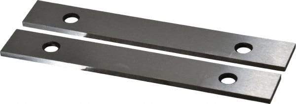 Value Collection - 6" Long x 7/8" High x 1/8" Thick, Tool Steel Parallel - 0.0002" Parallelism, Sold as Matched Pair - Exact Tool & Supply