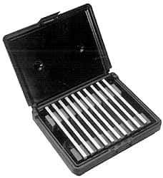 SPI - 20 Piece, 6 Inch Long x 1/8 Inch Thick, Thin Parallel Set - 1-5/8 Inch High, 52-58 RC Hardness - Exact Tool & Supply