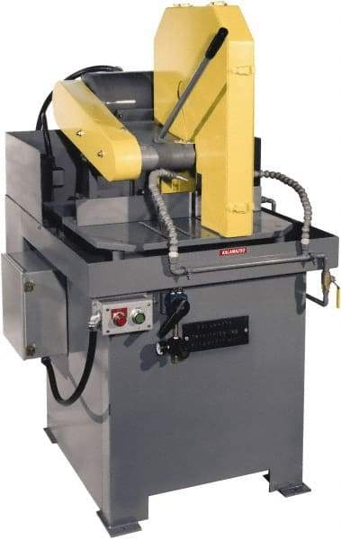 Kalamazoo - 20" Blade Diam, 1" Arbor Hole, Straight Chop & Cutoff Saw - 1,950 RPM, 15 hp, 220/440 Volts, 3 Phase - Exact Tool & Supply