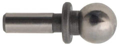 Gibraltar - 1/2" Ball Diam, 5/16" Shank Diam, Steel Inspection Tooling Ball - Press-Fit Shank, 1-1/2" Ball Center to Shank Bottom - Exact Tool & Supply