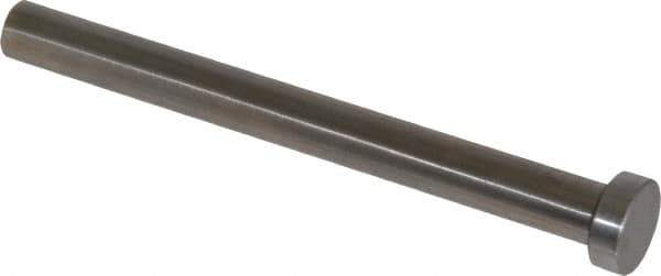 Gibraltar - 9mm Pin Diam, 14mm Head Diam x 5mm Head Height, 100mm OAL, Straight Ejector Pin - Steel, 95mm Pin Length - Exact Tool & Supply