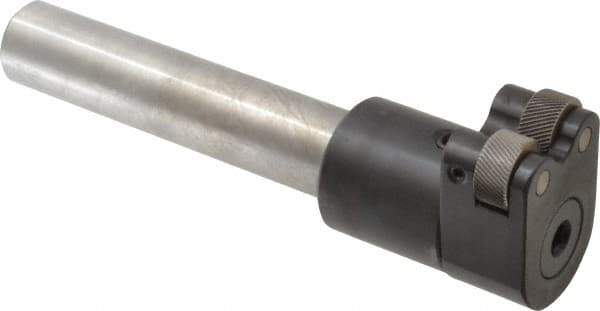 Knurlcraft - Neutral Cut, Diamond & Straight, 1" Wide 1" High x 5" Long Round Shank, Self Centering Bump Knurlers - 2 Knurls Required (Included), 3/4" Diam x 3/8" Wide Face, 1/4" Hole Diam, Series E - Exact Tool & Supply