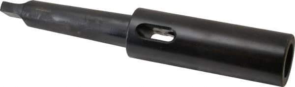 Scully Jones - MT3 Inside Morse Taper, MT3 Outside Morse Taper, Extension Sleeve - Hardened & Ground Throughout, 4.81" Projection, 1.44" Body Diam - Exact Tool & Supply