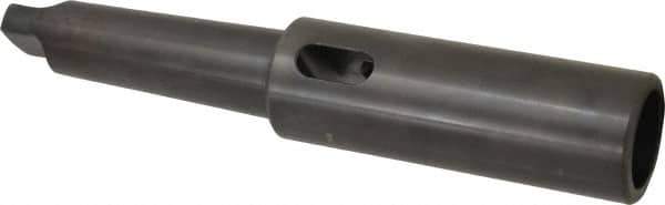 Scully Jones - MT5 Inside Morse Taper, MT5 Outside Morse Taper, Extension Sleeve - Hardened & Ground Throughout, 7.19" Projection, 2.38" Body Diam - Exact Tool & Supply