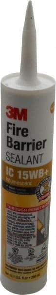 3M - 10.1 oz Cartridge Yellow Acrylic & Latex Joint Sealant - -20 to -9.94°F Operating Temp, 10 min Tack Free Dry Time, Series 15WB - Exact Tool & Supply