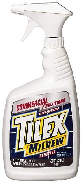 Tilex - 32 oz Spray Bottle Liquid Bathroom Cleaner - Unscented Scent, Mold & Mildew Cleaner - Exact Tool & Supply
