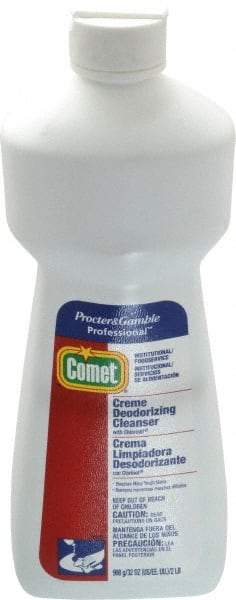 Comet USA LLC - 32 oz Bottle Liquid Bathroom Cleaner - Bleach Scent, Disinfectant, General Purpose Cleaner - Exact Tool & Supply