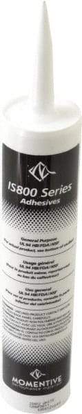 Momentive Performance Materials - 10.1 oz Tube White RTV Silicone Joint Sealant - 200°C Max Operating Temp, Series NS80 - Exact Tool & Supply