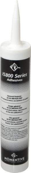 Momentive Performance Materials - 10.1 oz Tube Black RTV Silicone Joint Sealant - -50 to 200°C Operating Temp, 25 min Tack Free Dry Time, 24 hr Full Cure Time, Series IS800 - Exact Tool & Supply