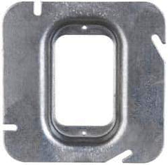 Cooper Crouse-Hinds - Electrical Outlet Box Steel Square Cover - Exact Tool & Supply